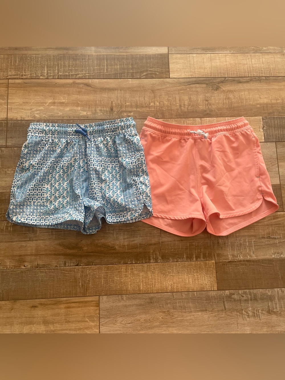 Vineyard Vines Girls Shorts Bundle M 10-12 Performance Pink Blue Beach